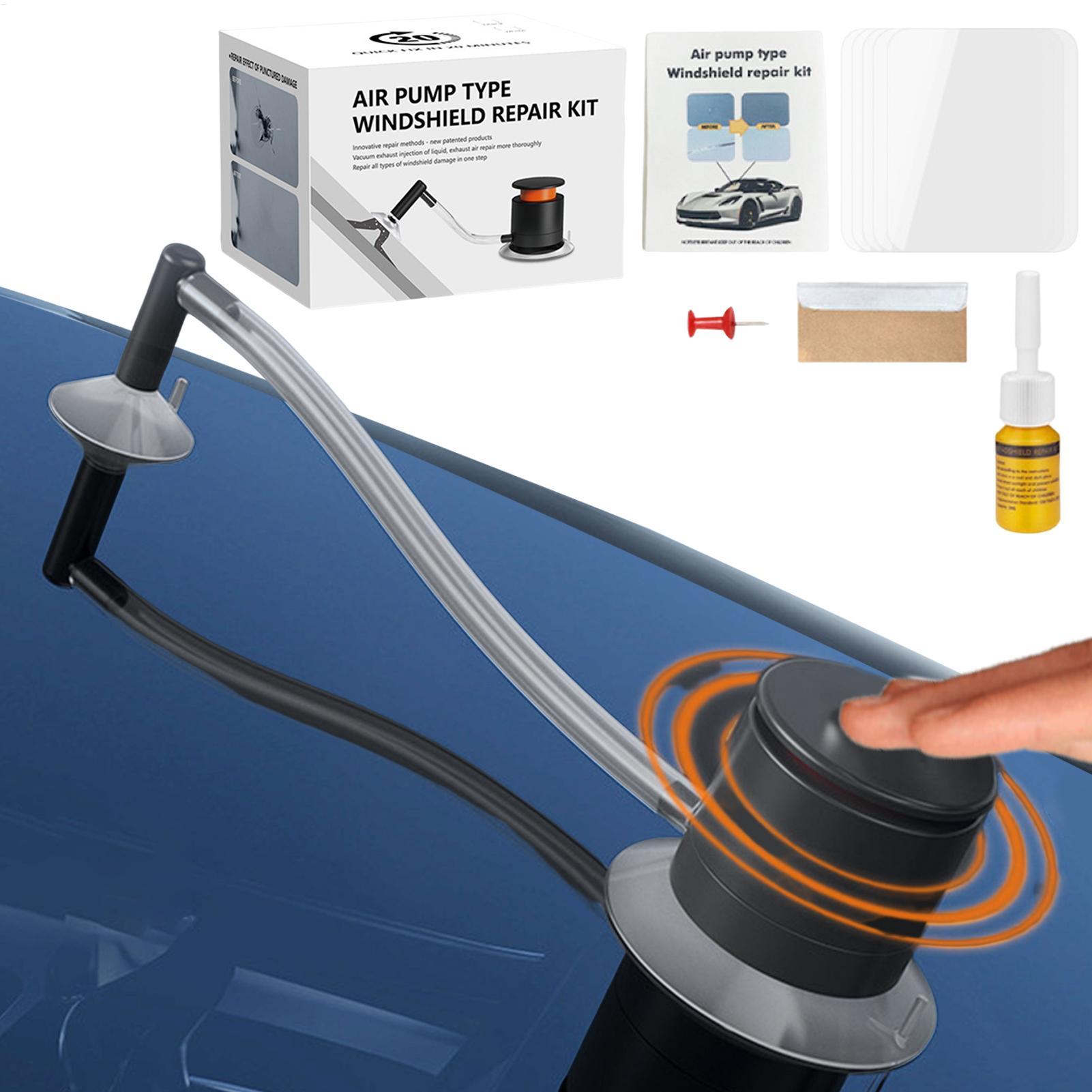 Glass Cleaner Streak - Kit Perbaikan Kaca Mobil Cairan Perbaikan