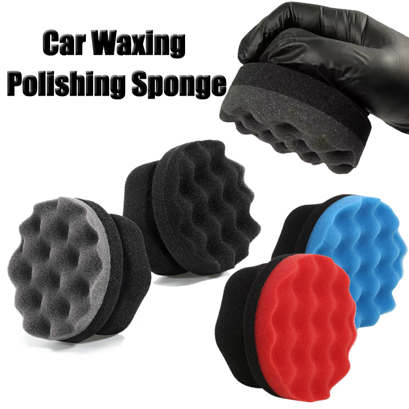 Wax Applicator Pad - Spons Poles Lilin Mobil Aplikator Pegangan