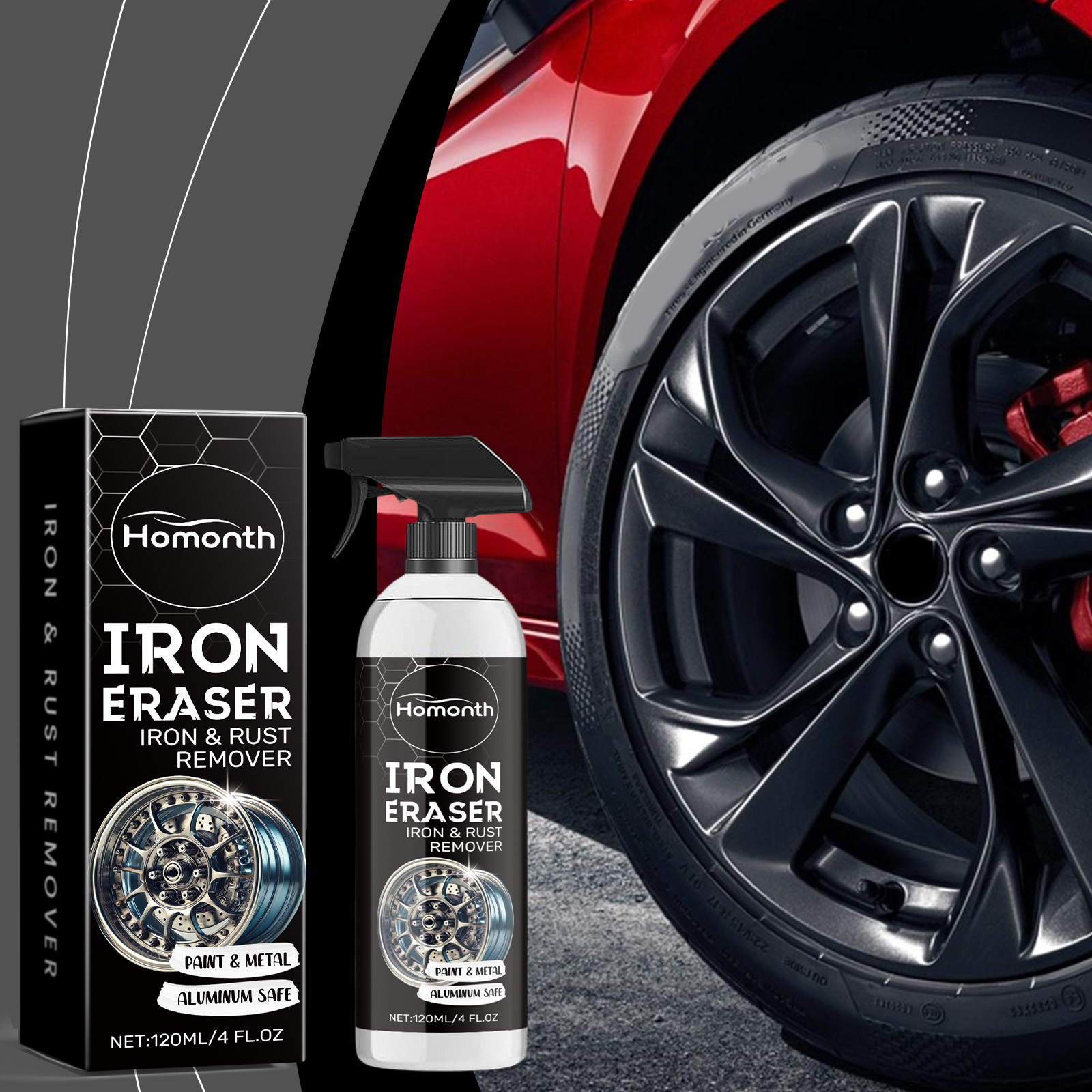 Semprotan Penghilang Karat Rod - Wheel Cleaner Alloy ulasan dan harga