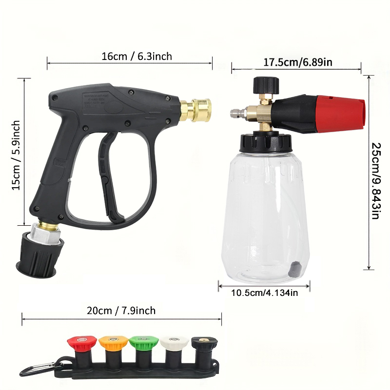 Kit Lance Busa Salju Kompatibe - Foam Cannon Car Wash ulasan dan harga