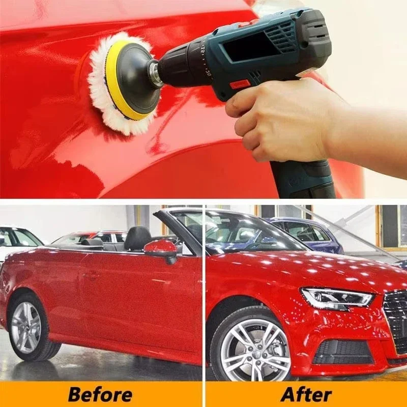 8Pcs Kit Bantalan Poles Mobil  - Polish Pad Set Buffer ulasan dan harga