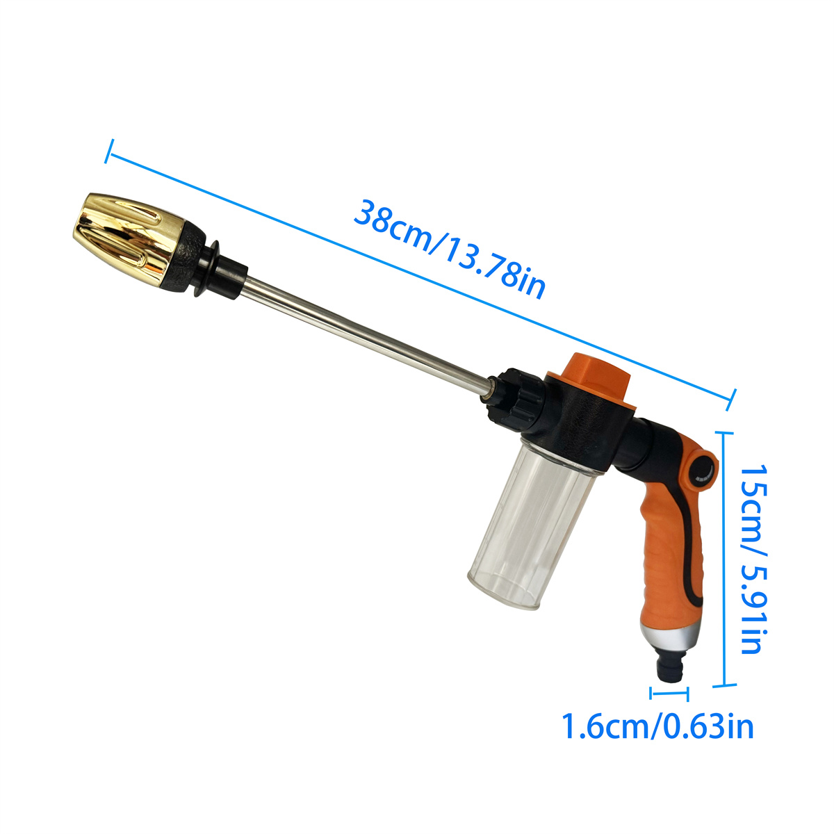 Pistol Semprot Air Tekanan Tin - Pressure Washer Foam Gun ulasan dan harga